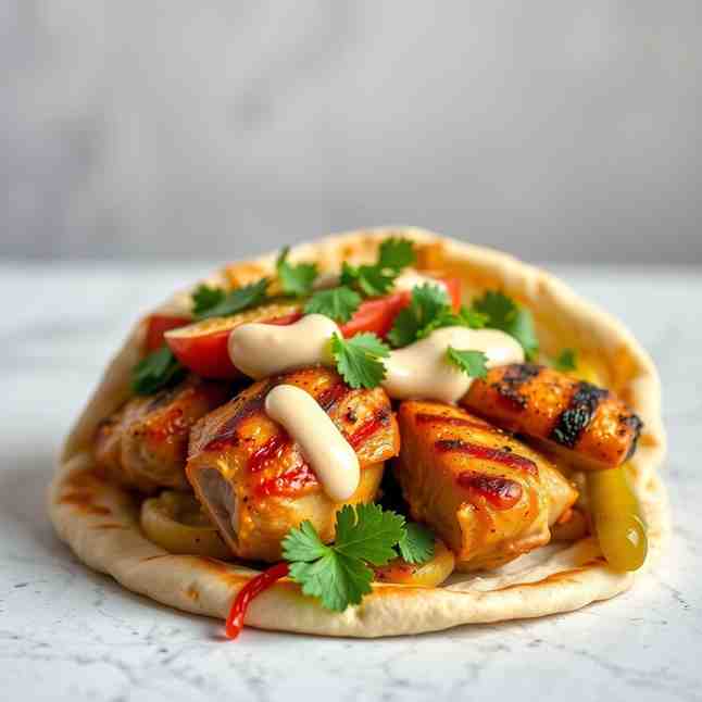 Best Egyptian Chicken Shawarma Recipe (Grilled Thighs)